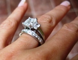 Audrey Hepburn's engagement ring was not heart shaped.