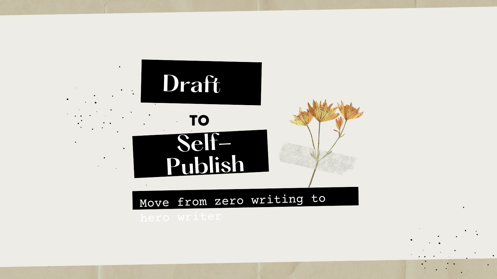 Draft 2 self-publish